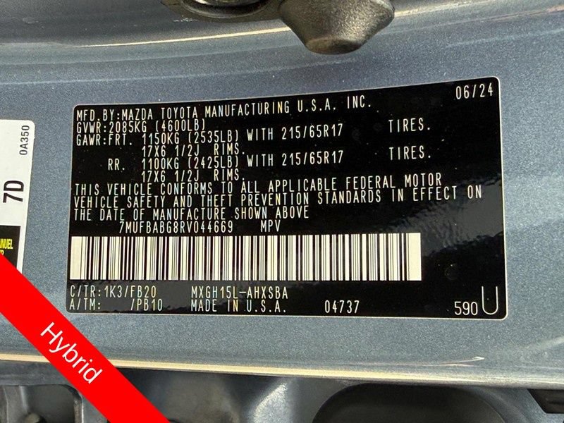 Used 2024 Toyota Corolla Cross AWD Hybrid image 26