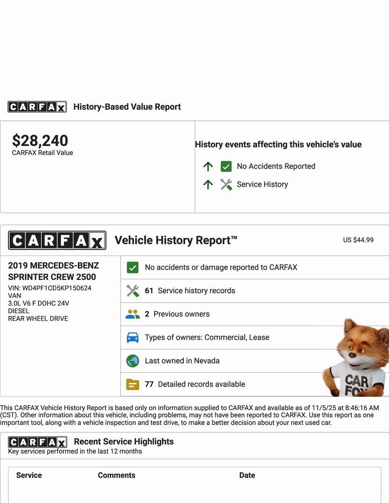 Used 2019 Mercedes-Benz Sprinter 170 image 21