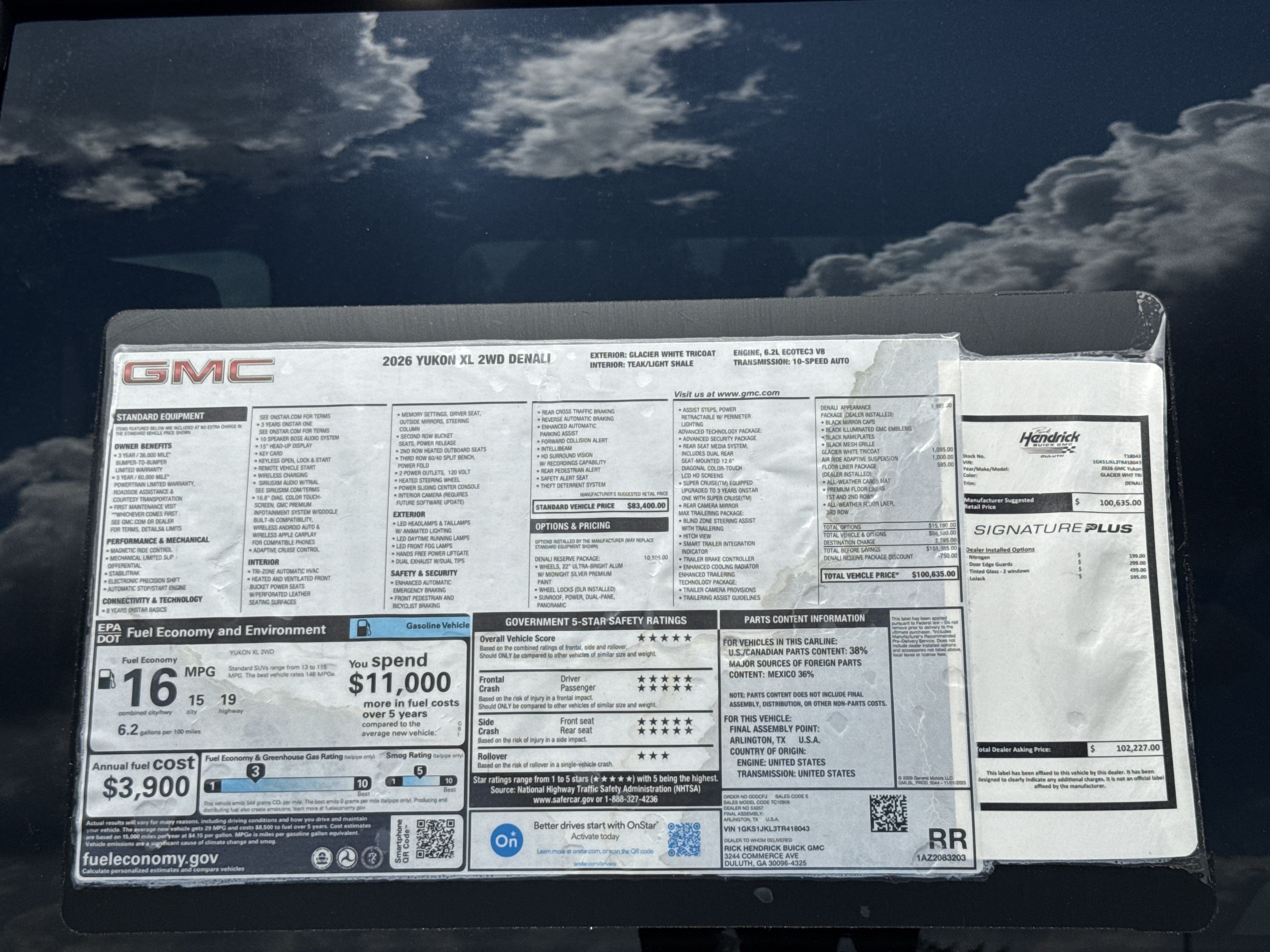 New 2026 GMC Yukon XL Denali w/ Denali Reserve Package RWD image 43