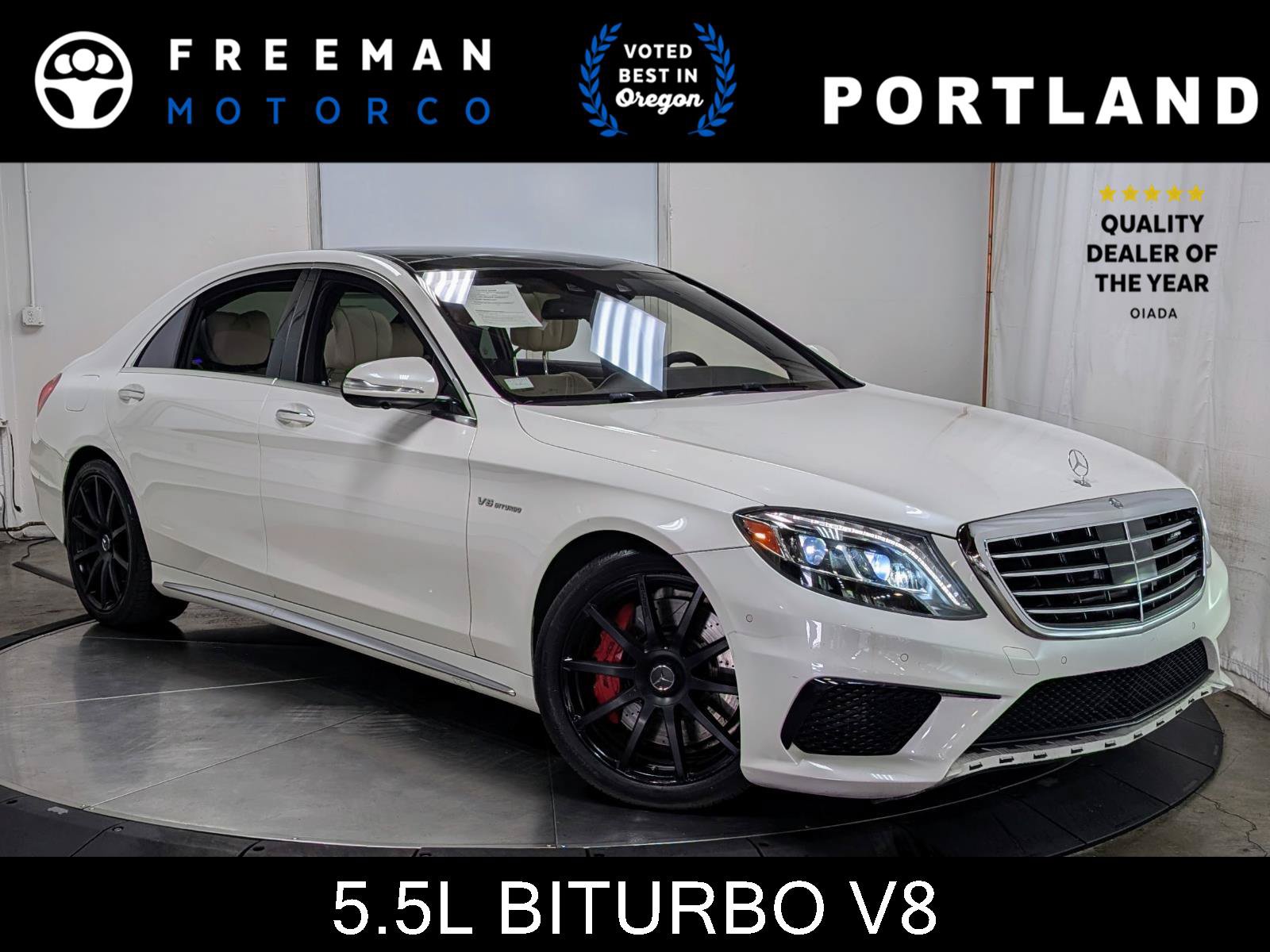Used 2017 Mercedes-Benz S 63 AMG 4MATIC Sedan image 1