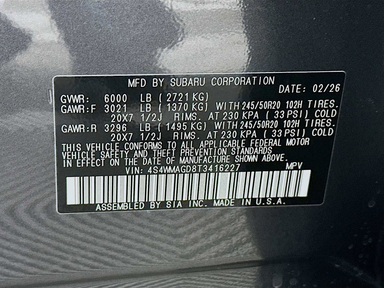 New 2026 Subaru Ascent Limited image 32