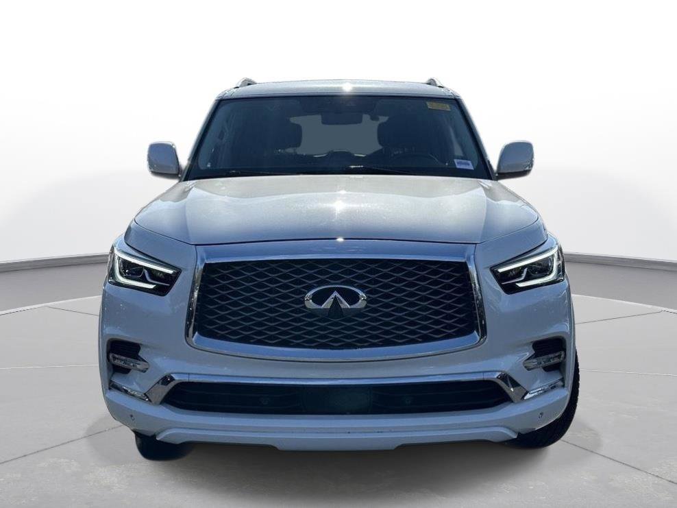 Used 2021 INFINITI QX80 Luxe w/ All-Season Package video 3