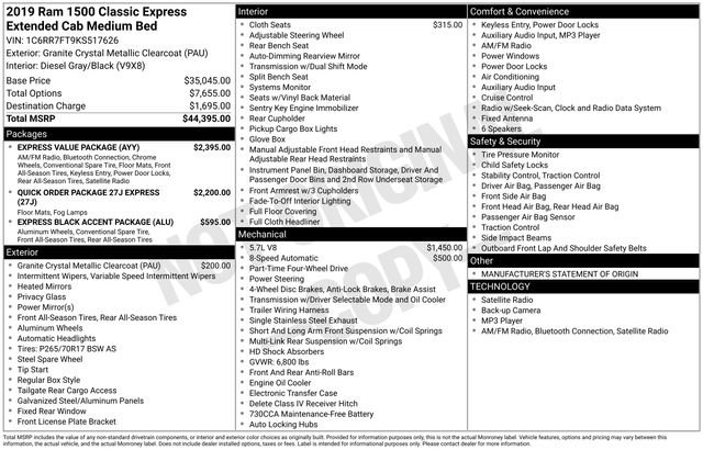 Used 2019 RAM 1500 Express w/ Express Value Package image 2