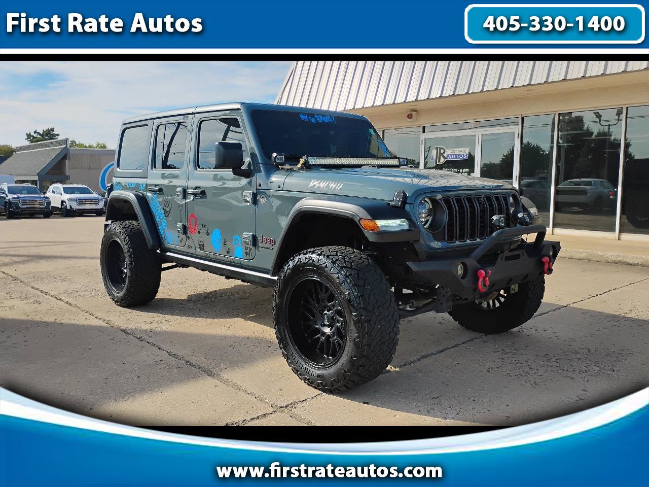 Used 2024 Jeep Wrangler Unlimited Rubicon w/ Technology Group image 1