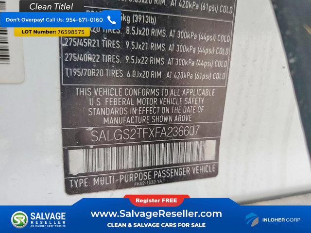 Used 2015 Land Rover Range Rover Supercharged image 17