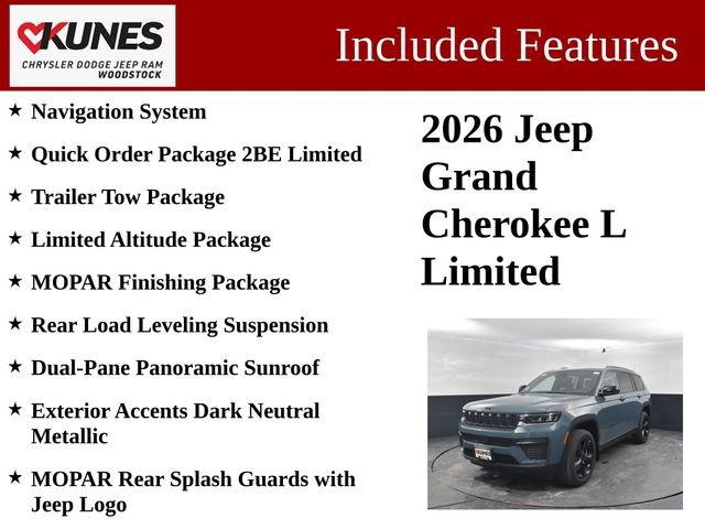 New 2026 Jeep Grand Cherokee L Limited image 3