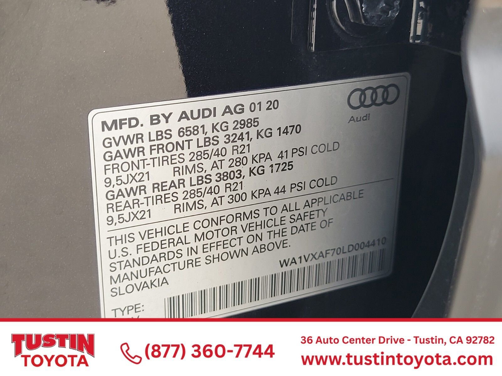 Used 2020 Audi Q7 3.0T Prestige w/ Prestige Package AWD/4WD image 18