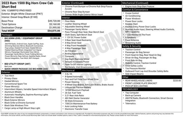 Used 2023 RAM 1500 Big Horn AWD/4WD image 24