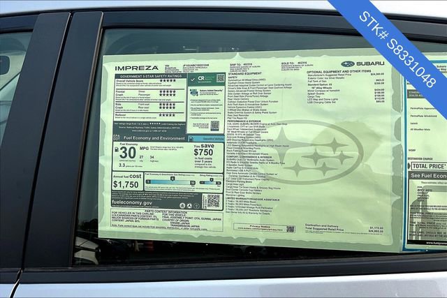 New 2025 Subaru Impreza 2.0i image 5