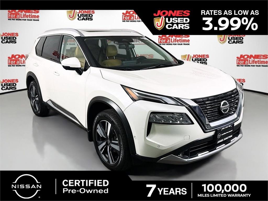 Certified 2021 Nissan Rogue Platinum AWD/4WD image 1