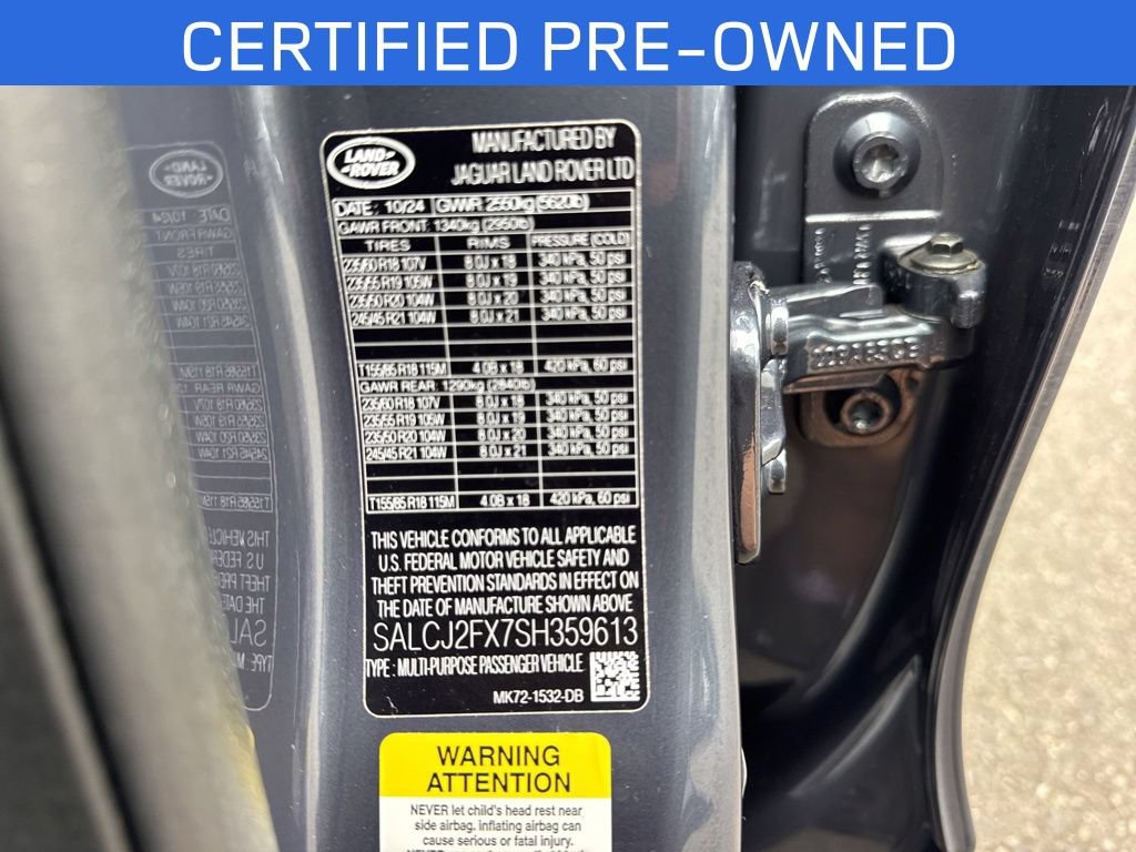 Certified 2025 Land Rover Discovery Sport S AWD/4WD image 30