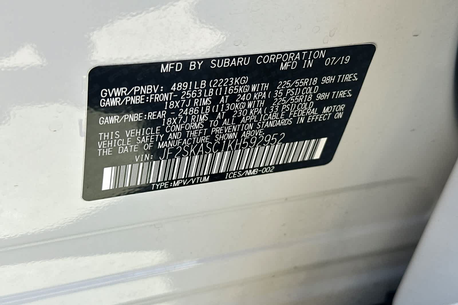Used 2019 Subaru Forester Limited w/ Popular Package #3 AWD/4WD image 28
