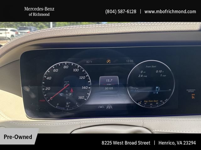 Certified 2020 Mercedes-Benz S 560 Sedan w/ AMG Line Exterior image 24