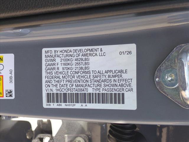 New 2026 Honda Accord EX-L image 17