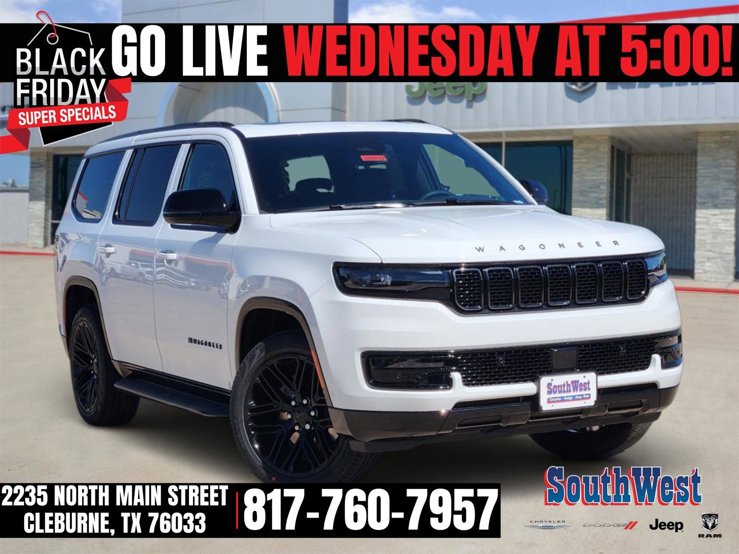 New 2025 Jeep Wagoneer Series II w/ Premium Group I