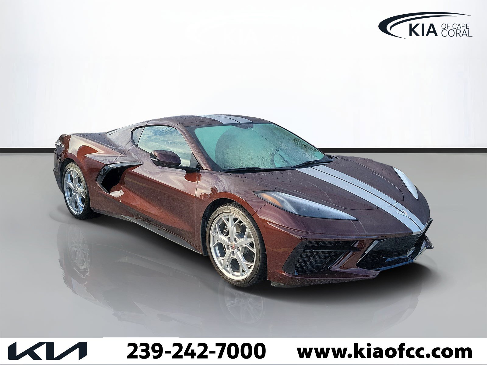 Used 2023 Chevrolet Corvette Stingray Coupe w/ Chrome Exterior Badge Package