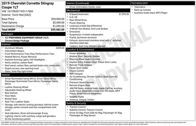 Used 2019 Chevrolet Corvette Stingray image 10