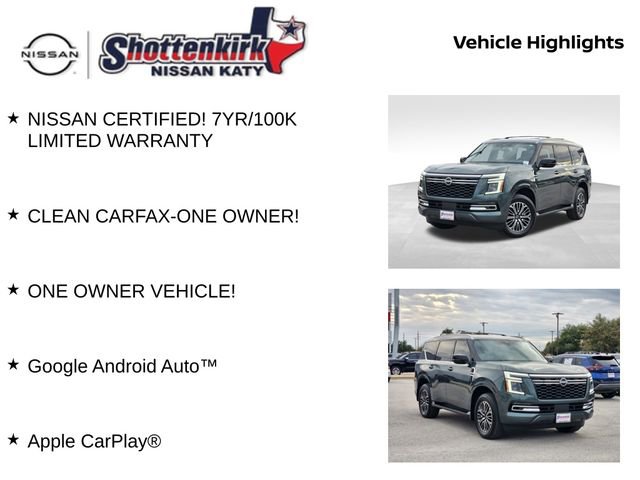 Certified 2025 Nissan Armada SL w/ Captain's Chari Seat Package image 6