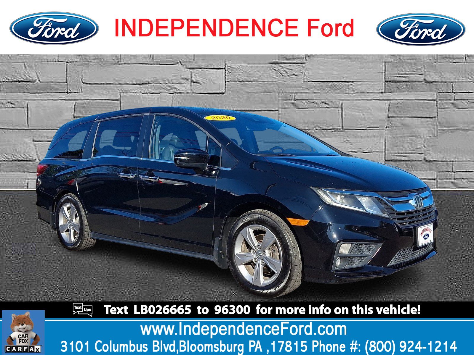 Used 2020 Honda Odyssey EX-L image 1