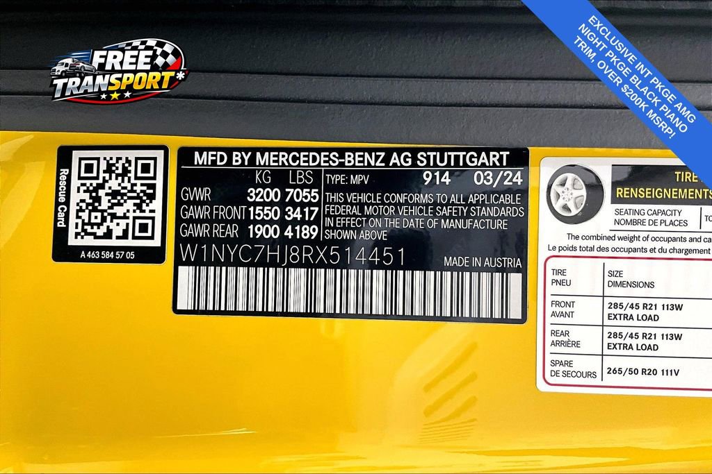 Used 2024 Mercedes-Benz G 63 AMG 4MATIC image 44
