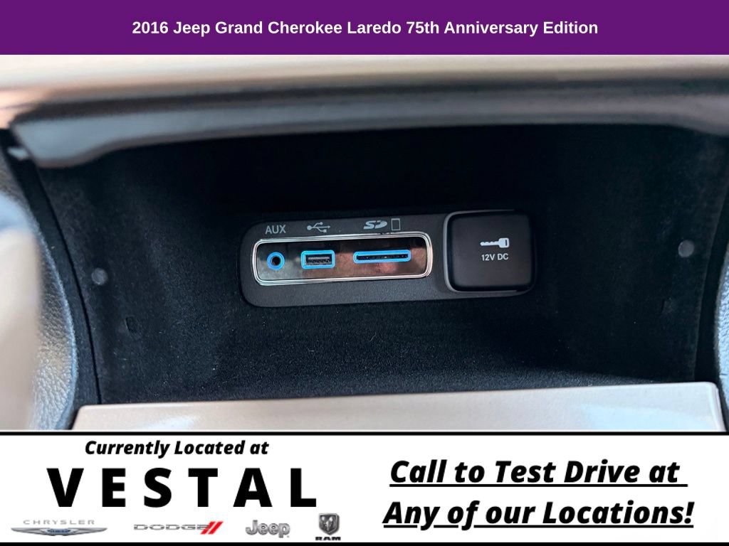 Used 2016 Jeep Grand Cherokee Laredo 75th Anniversary AWD/4WD image 26