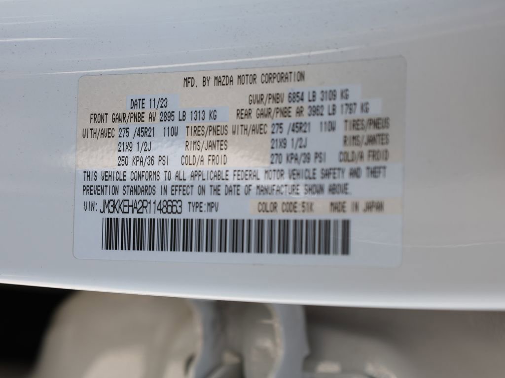 Used 2024 MAZDA CX-90 Plug-In Hybrid w/ Premium Plus AWD/4WD image 44