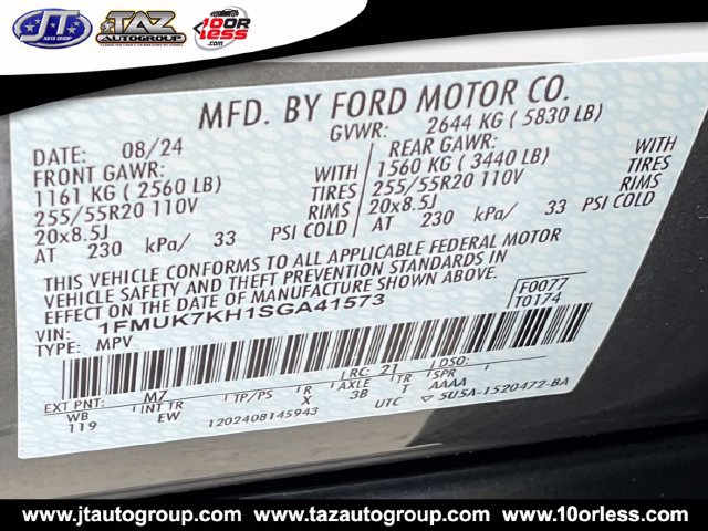 Used 2025 Ford Explorer ST-Line w/ Premium Package RWD image 23
