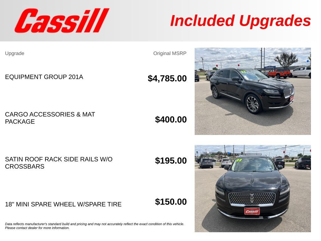 Used 2022 Lincoln Nautilus Reserve w/ Equipment Group 201A AWD/4WD image 33
