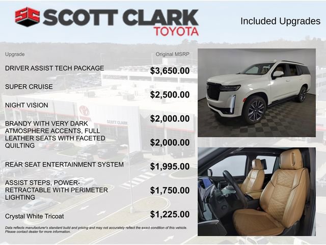 Used 2021 Cadillac Escalade Sport w/ Driver Assist Tech Package AWD/4WD image 4