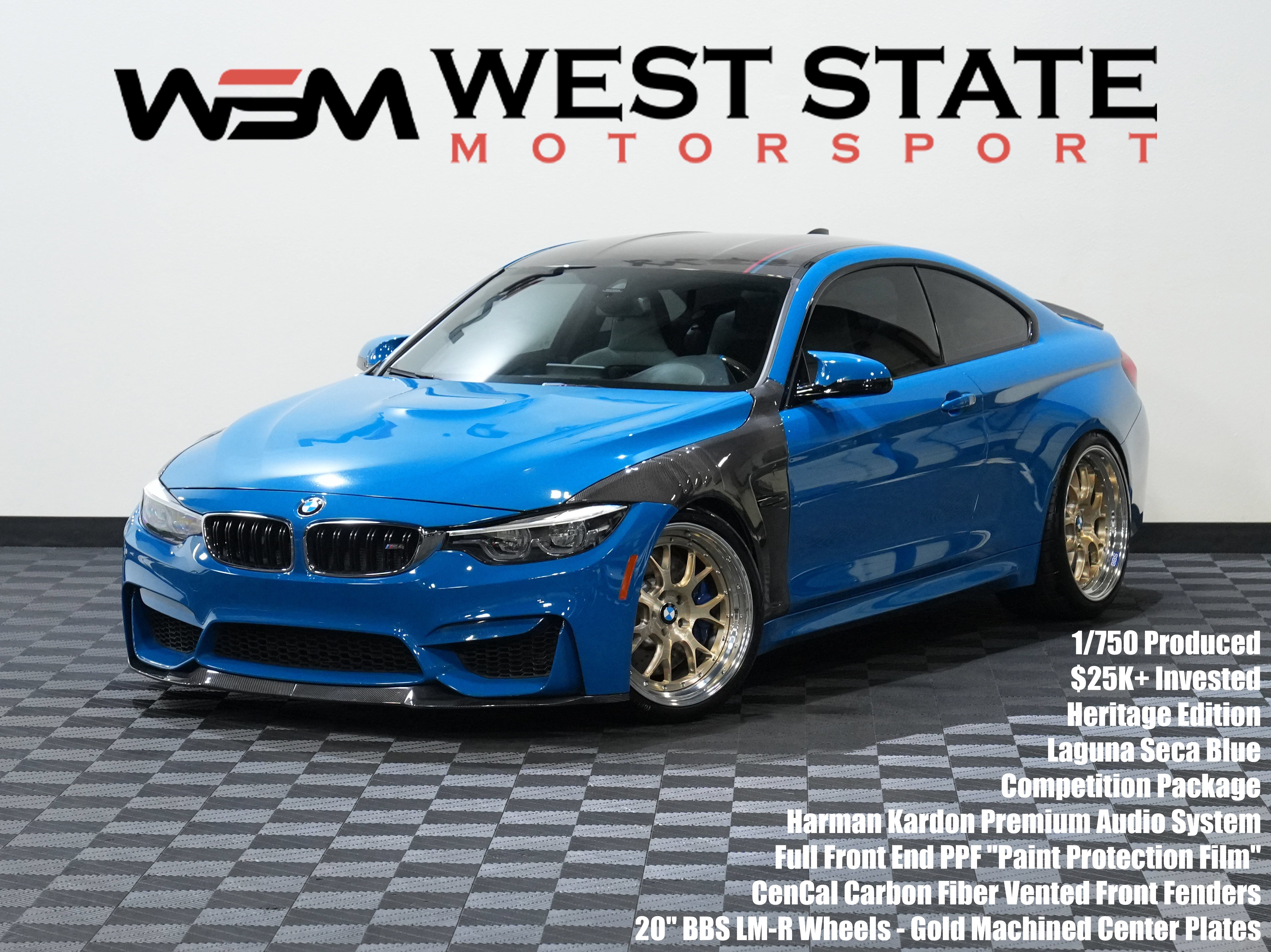 Used 2020 BMW M4 Coupe w/ Competition Package RWD image 1