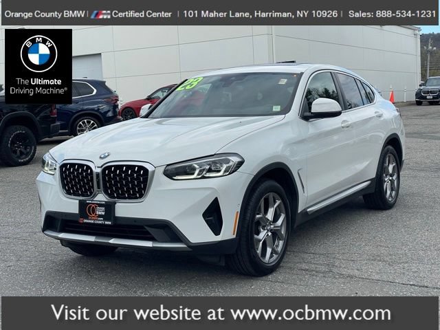 Certified 2023 BMW X4 xDrive30i w/ Premium Package AWD/4WD image 1