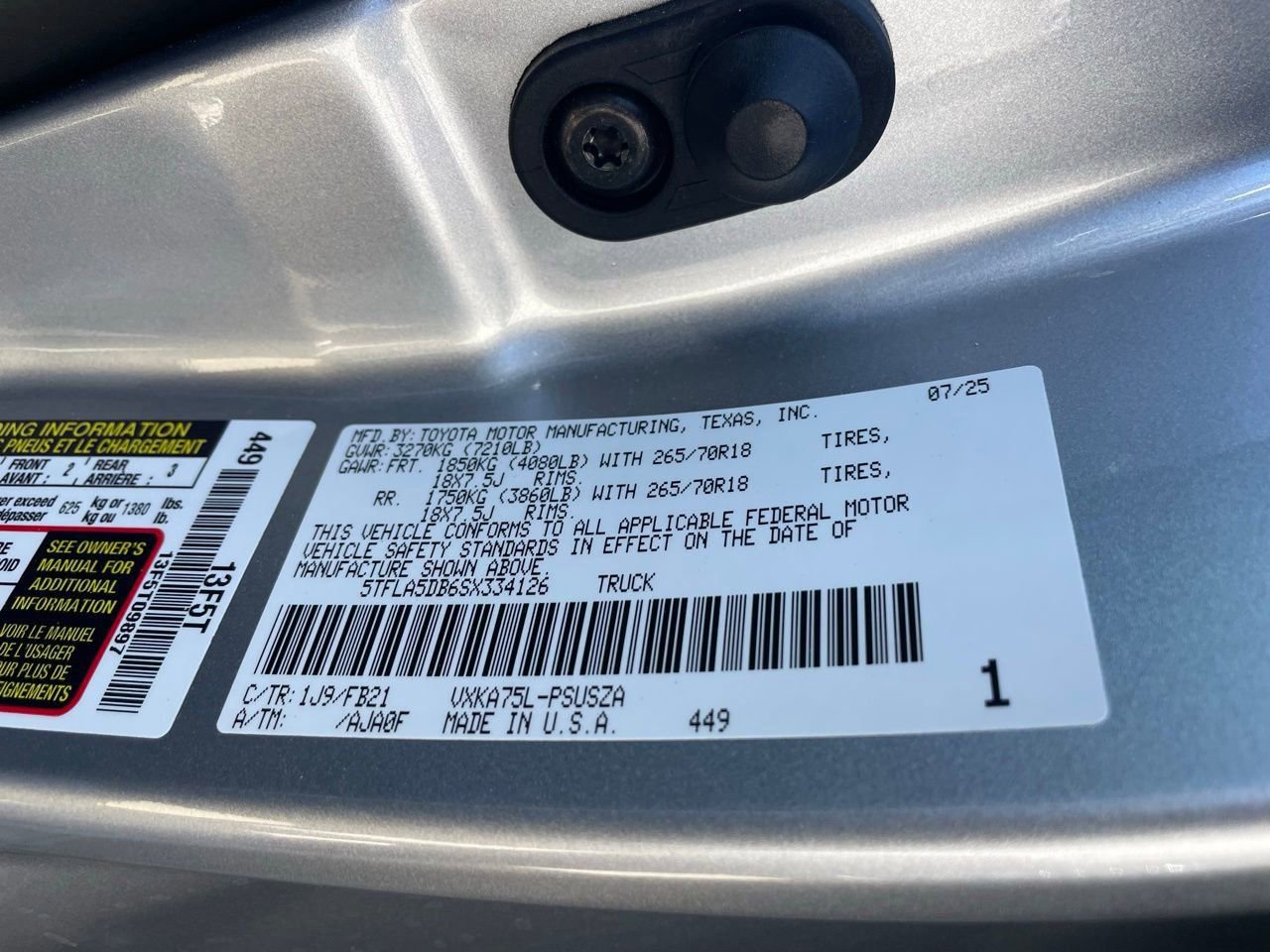 Used 2025 Toyota Tundra SR5 image 12