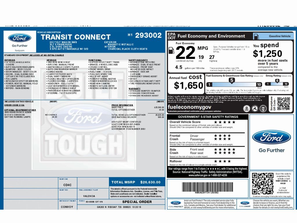 Used 2017 Ford Transit Connect XLT image 2