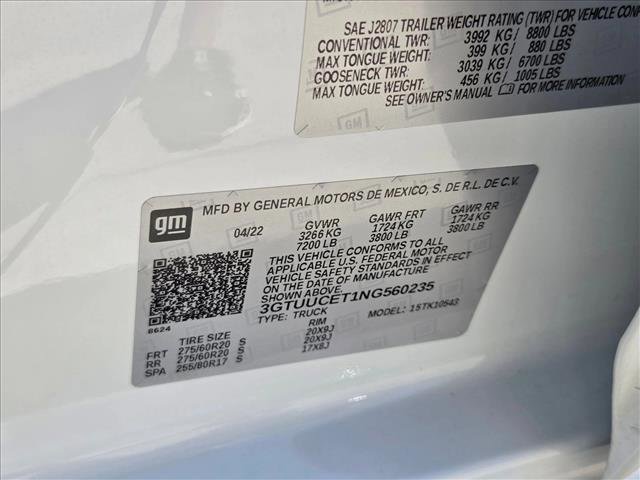 Used 2022 GMC Sierra 1500 Elevation AWD/4WD image 24