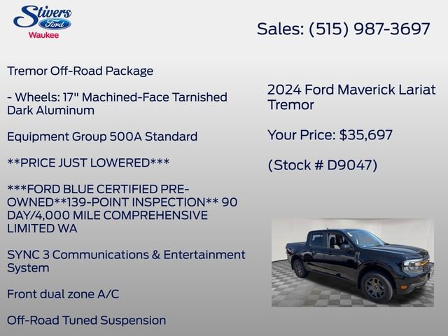 Used 2024 Ford Maverick Tremor w/ Tremor Off-Road Package AWD/4WD image 17