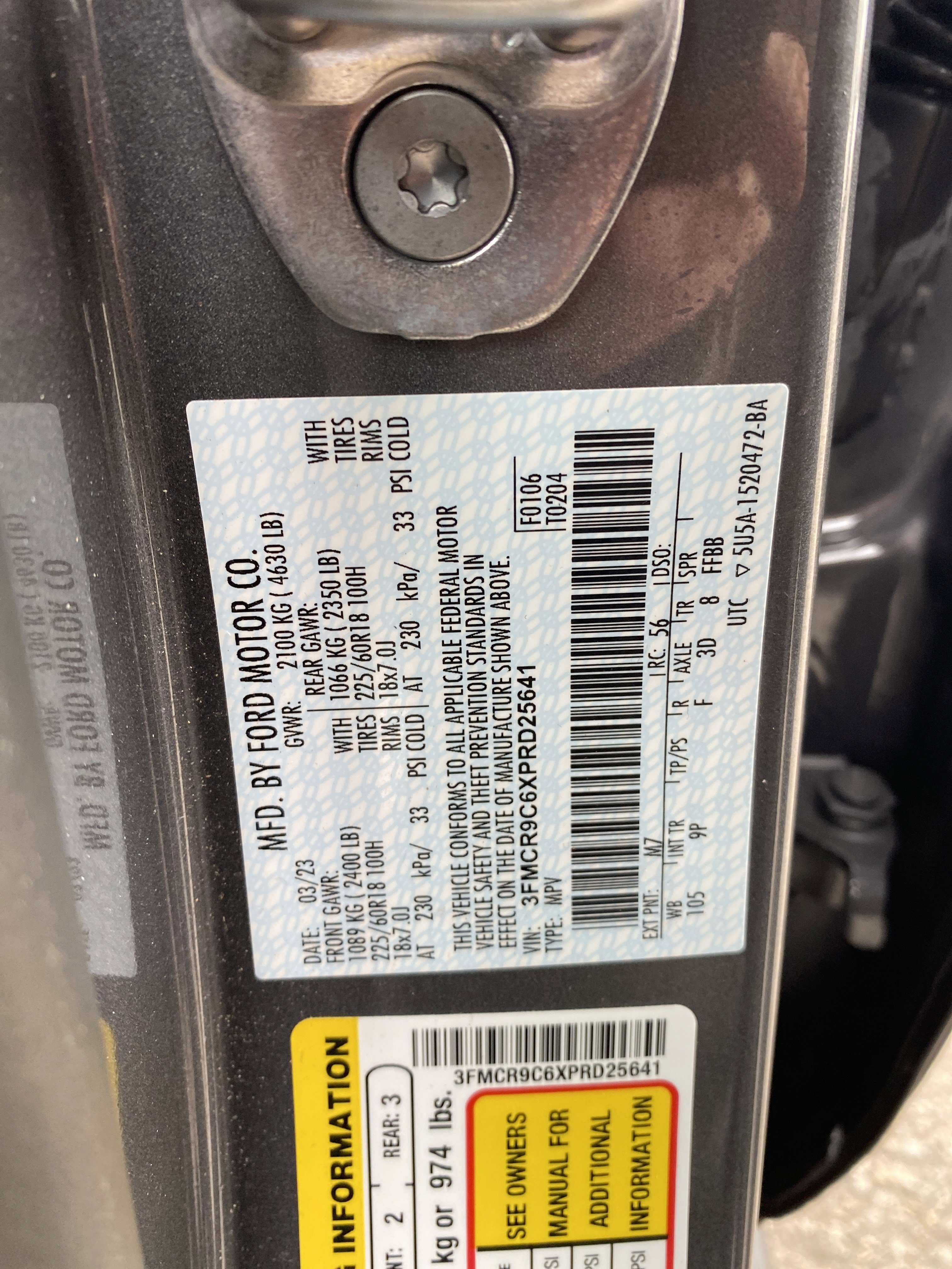 Used 2023 Ford Bronco Sport Outer Banks w/ Tech Package image 27