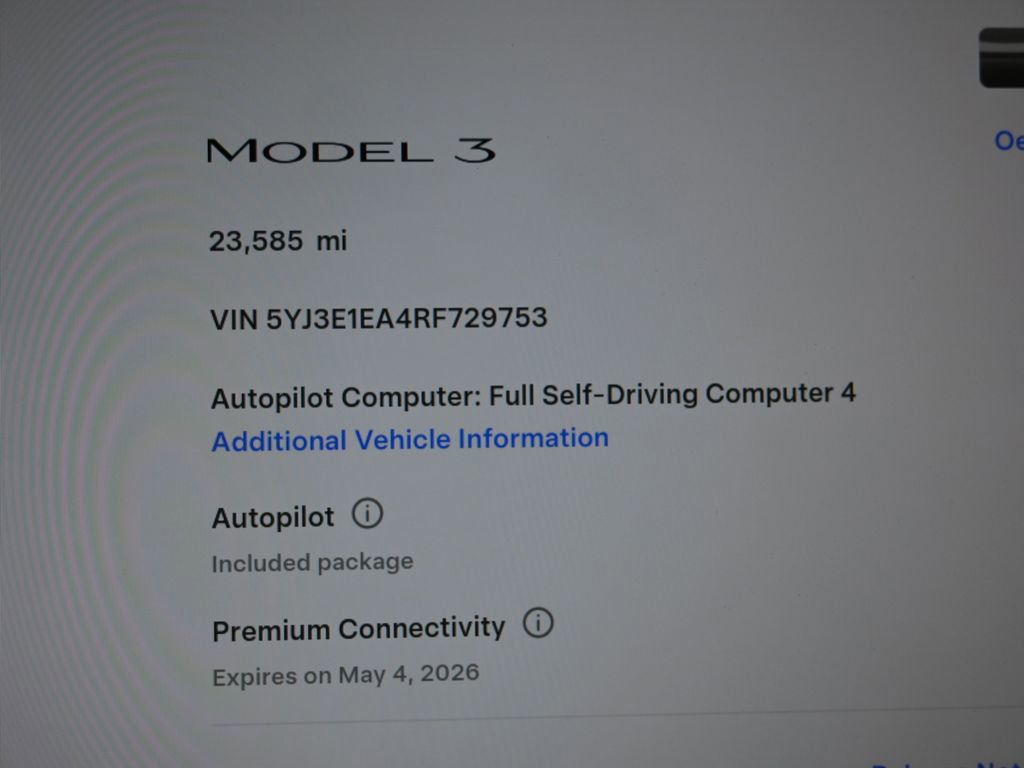 Used 2024 Tesla Model 3 Standard Range image 20
