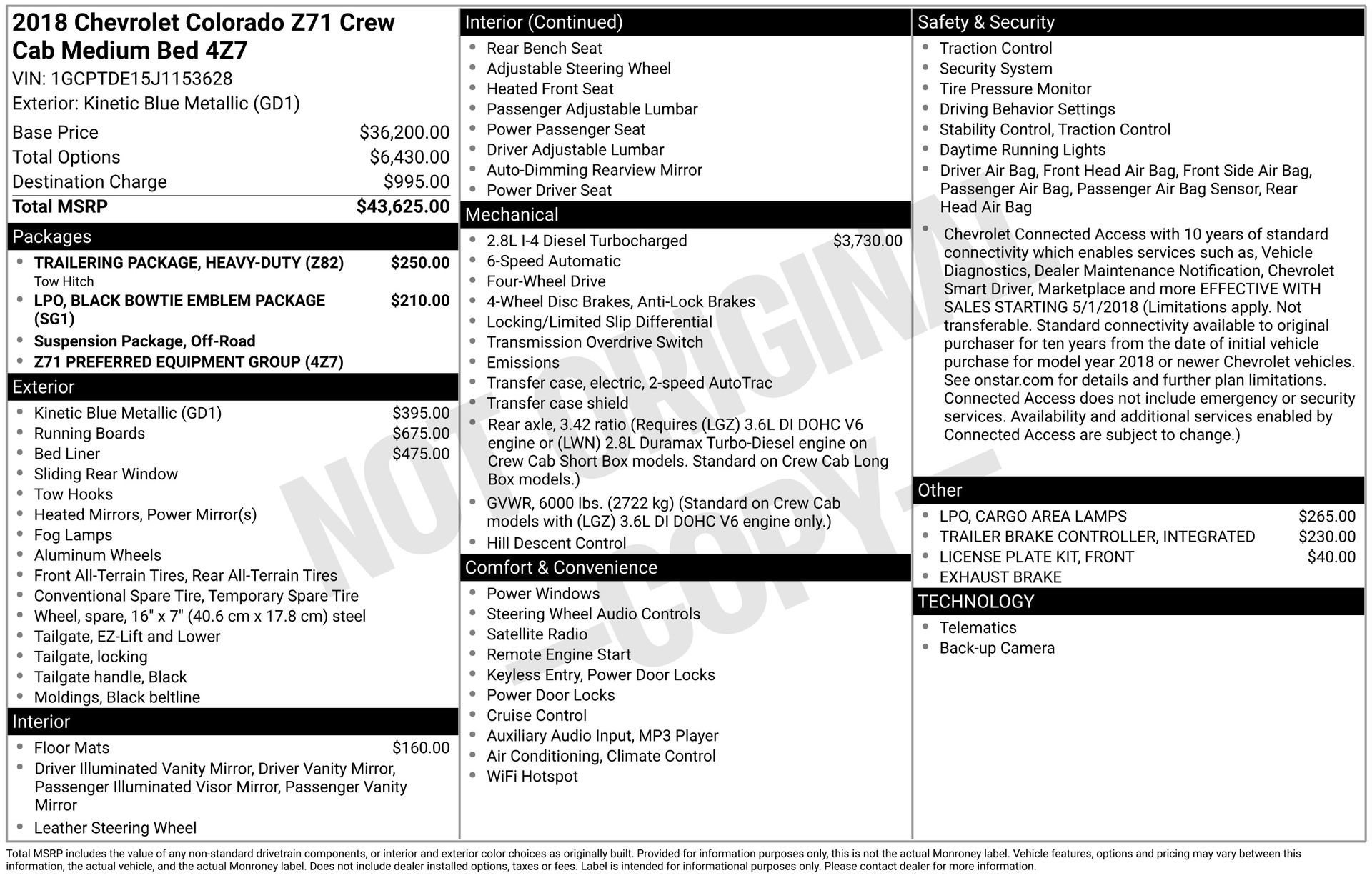 Used 2018 Chevrolet Colorado Z71 image 4