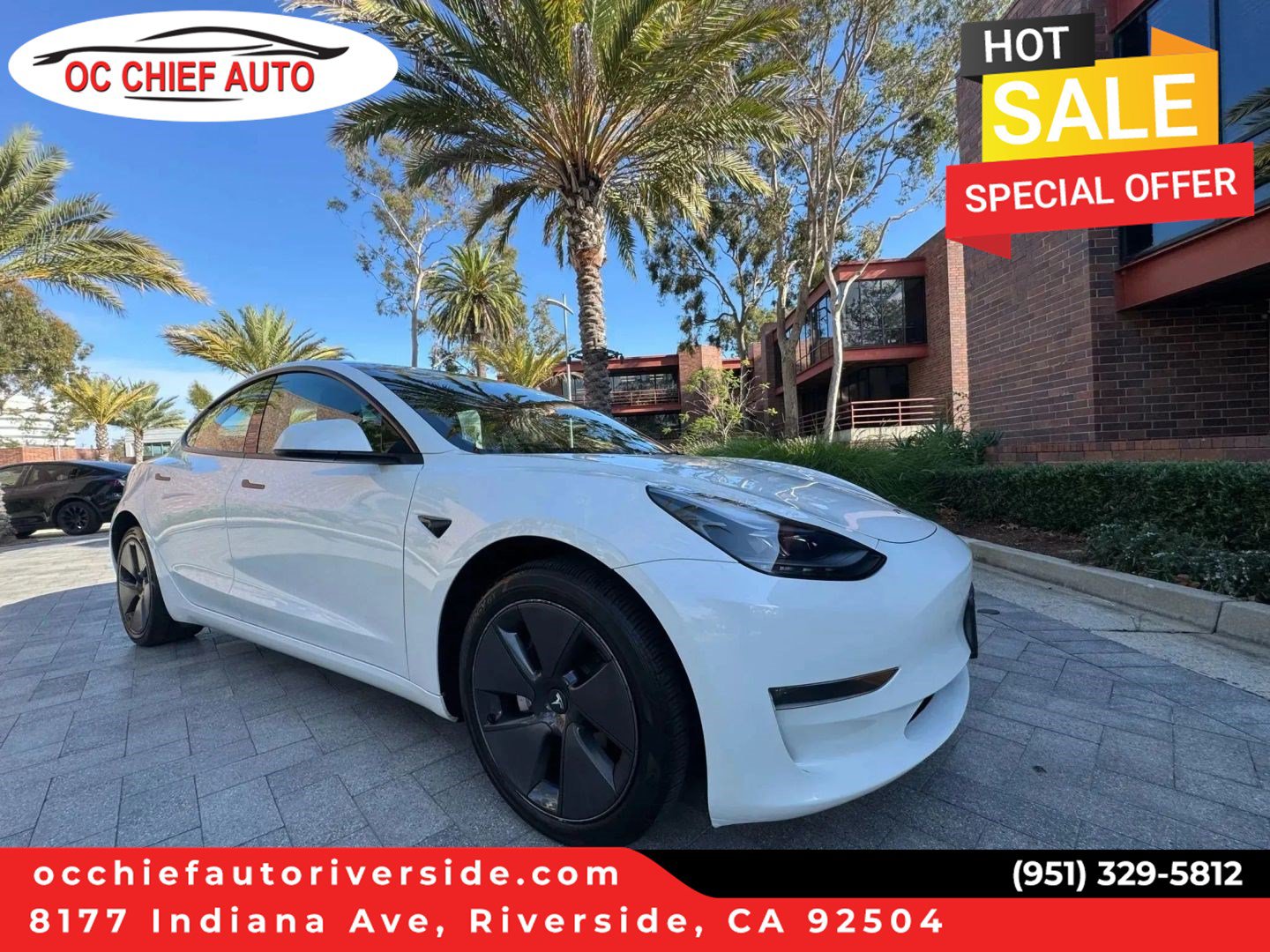 Used 2021 Tesla Model 3 Standard Range Plus RWD image 1