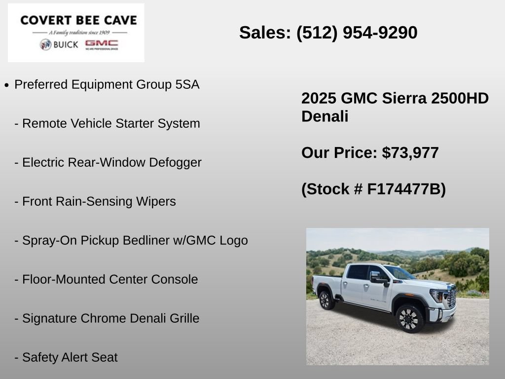 Used 2025 GMC Sierra 2500 Denali w/ Denali Reserve Package AWD/4WD image 12