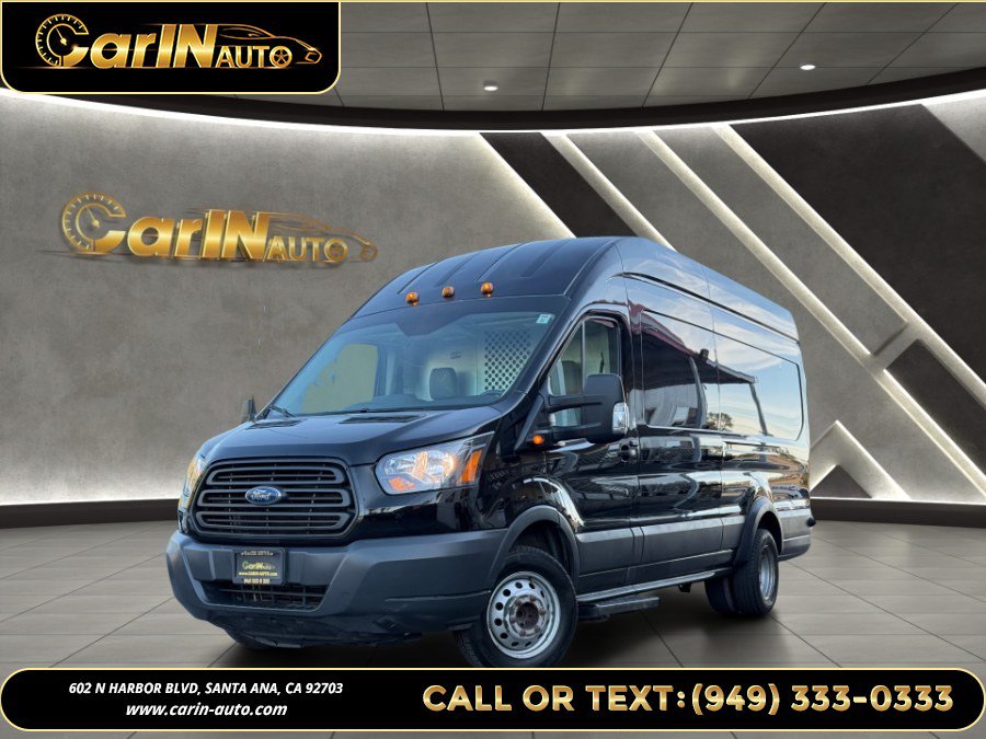 Used 2018 Ford Transit 350 148 High Roof Extended DRW RWD image 1