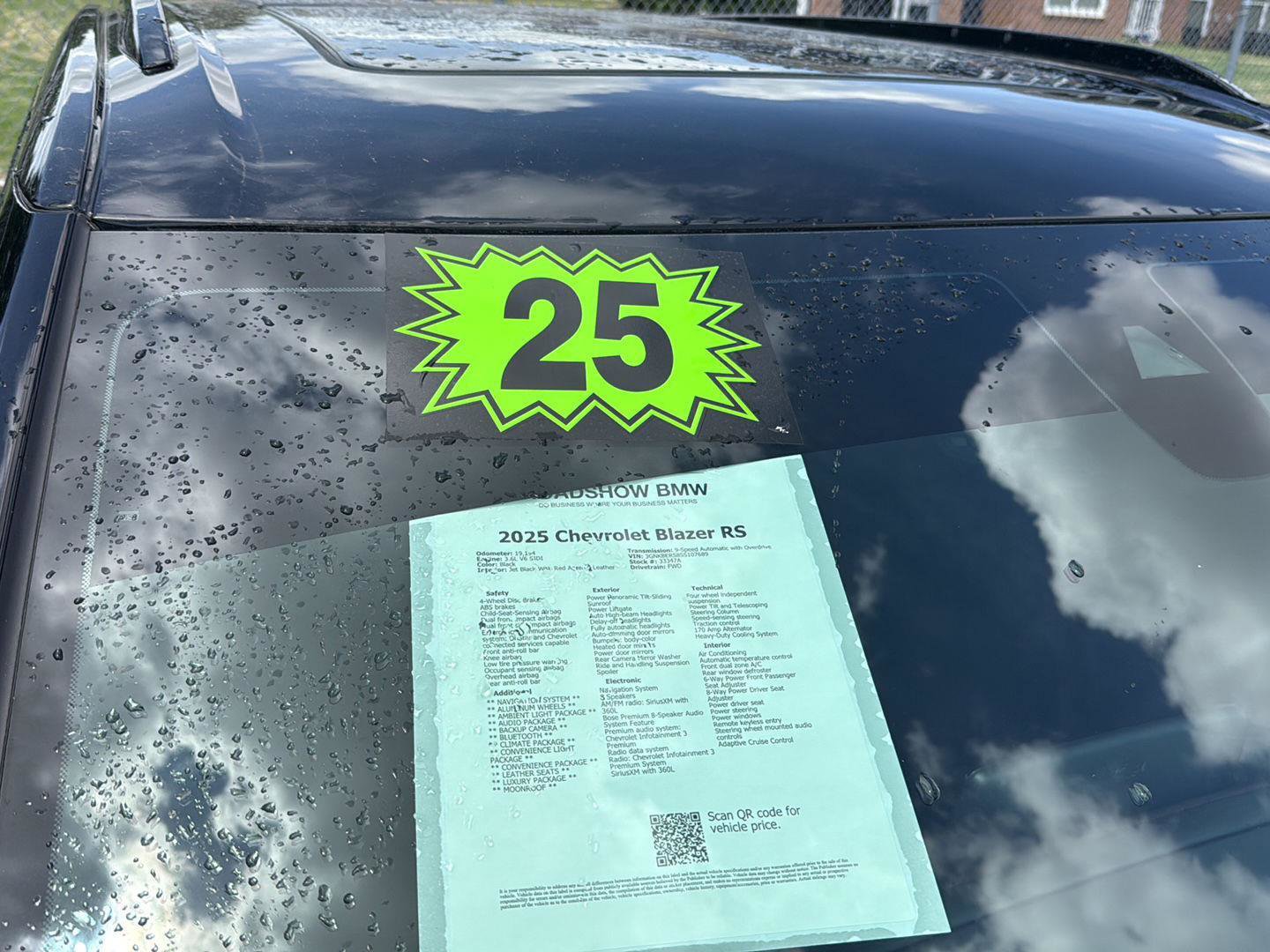 Used 2025 Chevrolet Blazer RS w/ Driver Confidence II Package FWD image 21