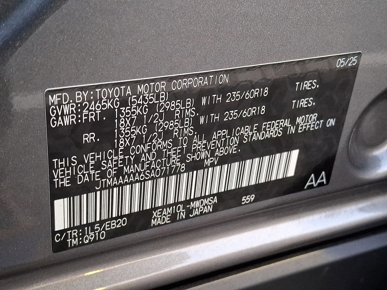 Certified 2025 Toyota bZ4X XLE image 28