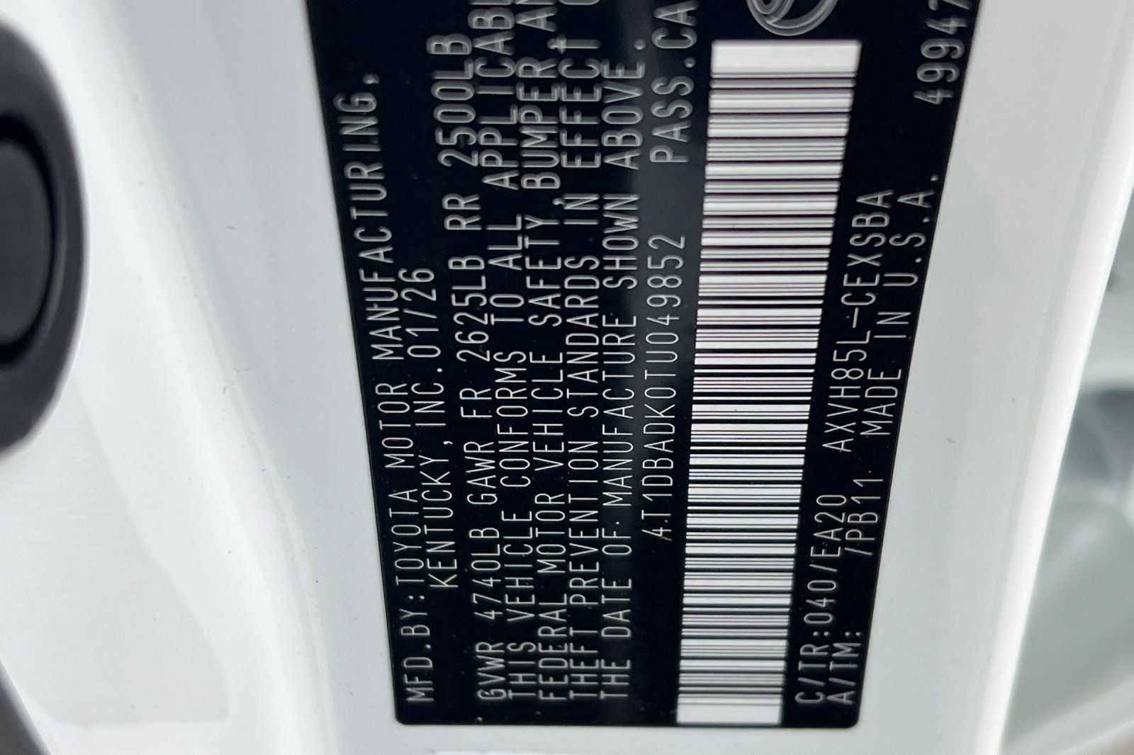 New 2026 Toyota Camry Hybrid w/ Multimedia Upgrade Package image 21