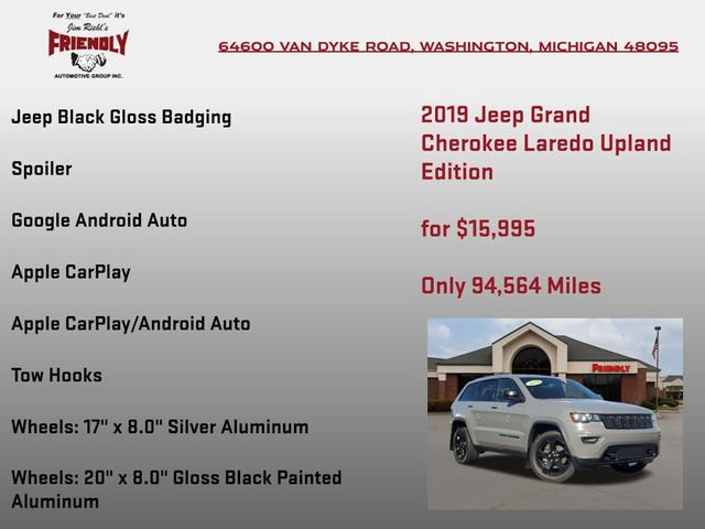 Used 2019 Jeep Grand Cherokee Laredo image 10