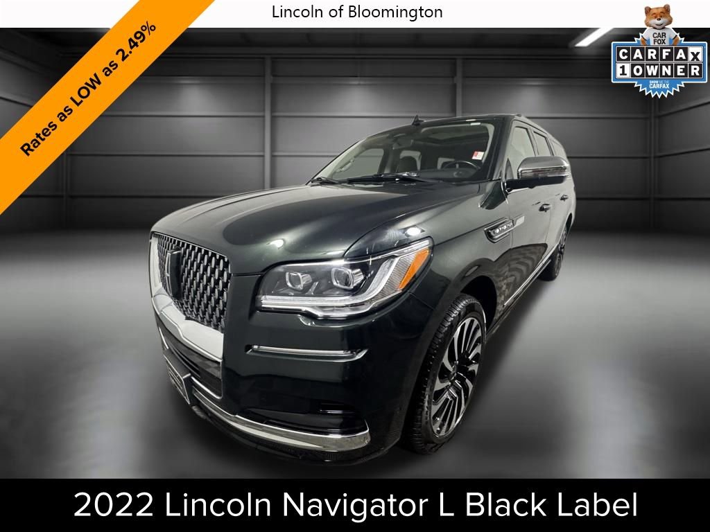 Certified 2022 Lincoln Navigator L Black Label image 1