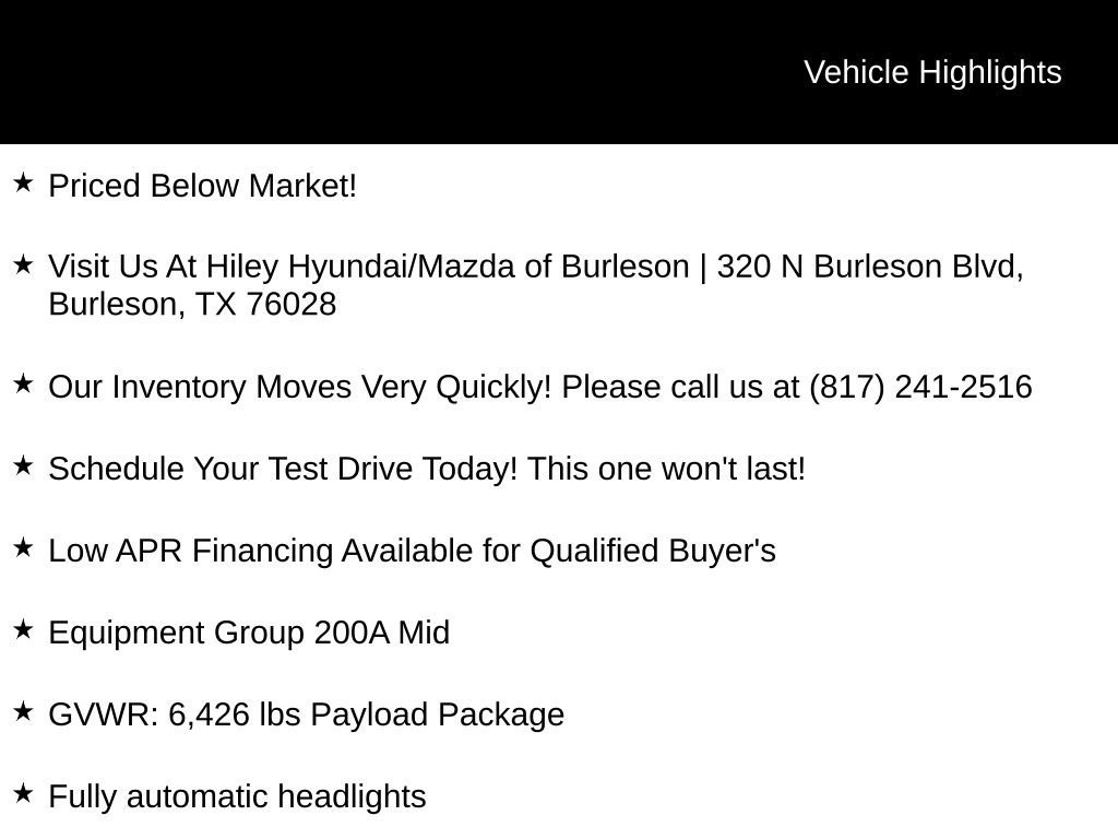 Used 2025 Ford F150 STX w/ Equipment Group 200A image 5