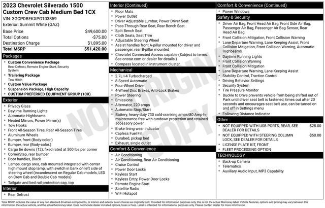 Used 2023 Chevrolet Silverado 1500 Custom AWD/4WD image 2