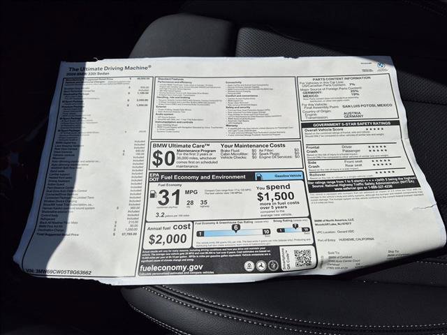 New 2026 BMW 330i Sedan w/ M Sport Package RWD image 17