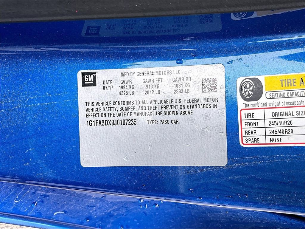 Used 2018 Chevrolet Camaro LS w/ RS Package RWD image 24